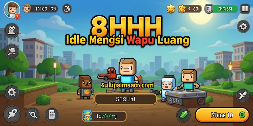 Tangkapan layar gameplay 8HHH yang menampilkan momen seru di dalam permainan Idle.
