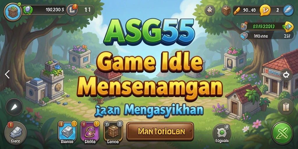 Screenshot gameplay ASG55 menampilkan karakter yang sedang berkembang.