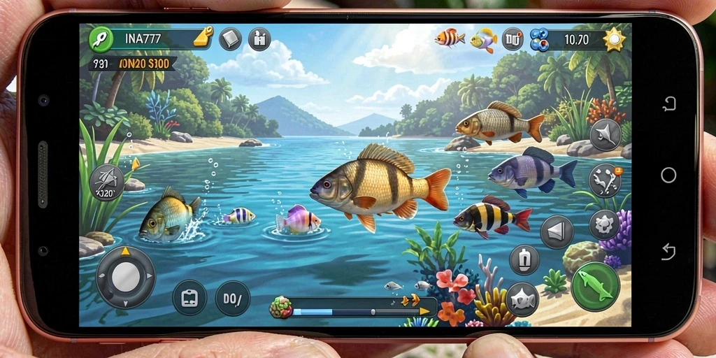 Gameplay Fishing yang seru dan menantang di INA777.