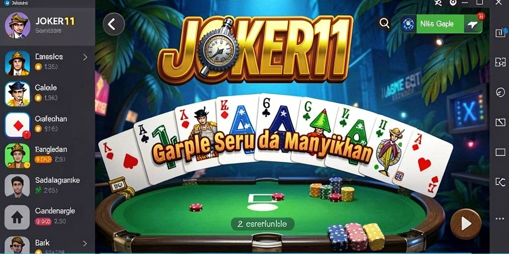 Tampilan gameplay JOKER11 yang seru dan interaktif.