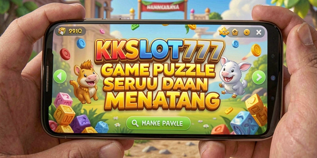 Tampilan gameplay KKSLOT777 dengan berbagai teka-teki menarik.