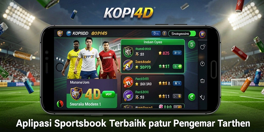 Tampilan antarmuka KOPI4D yang menarik saat melakukan taruhan.