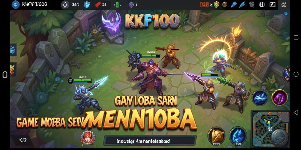 Tangkapan layar gameplay KPK100 yang menampilkan pertempuran seru.
