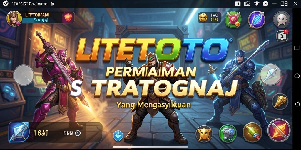 Screenshot gameplay LITETOTO yang menunjukkan taktik menarik dalam pertarungan.