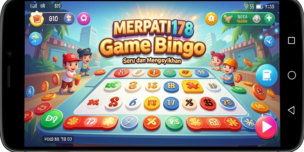 Screenshot gameplay MERPATI178 dengan suasana Bingo yang seru.
