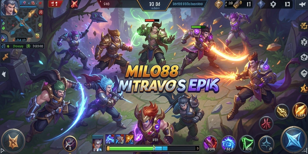 Tampilan menarik dari gameplay seru di MILO88