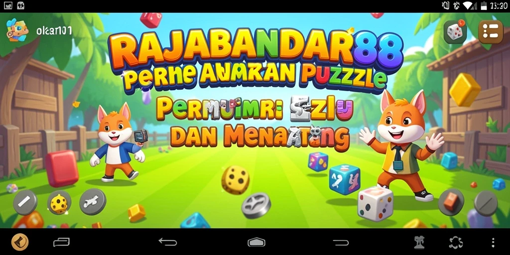 Screenshot gameplay RAJABANDAR88 menampilkan puzzle yang menarik.