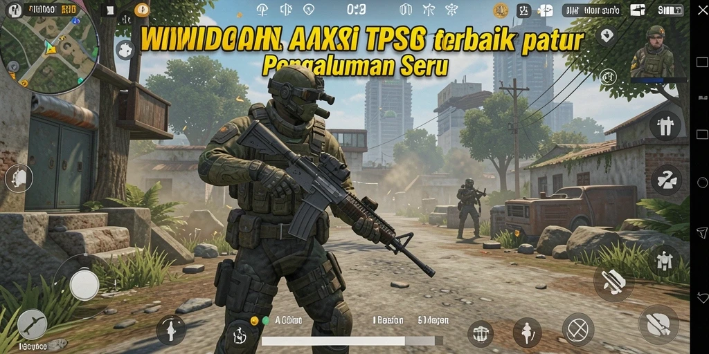 Tangkapan layar dari gameplay seru WINIDN di aksi TPS.