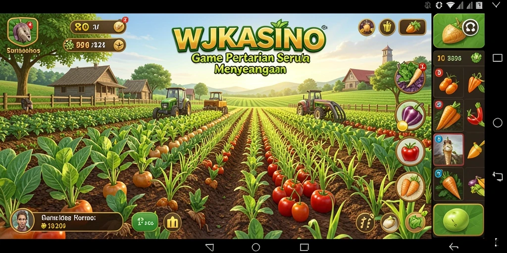 Gameplay WJKASINO yang seru dan menantang di dunia pertanian.
