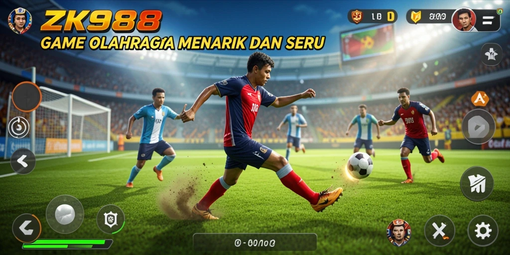 Tampilan gameplay ZK988 yang menegangkan dan mendebarkan.